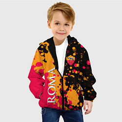 Куртка с капюшоном детская Roma Краска, цвет: 3D-черный — фото 2