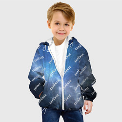 Куртка с капюшоном детская The Expanse pattern, цвет: 3D-белый — фото 2