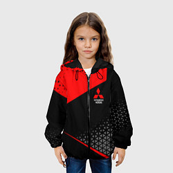 Куртка с капюшоном детская Mitsubishi - Sportwear, цвет: 3D-черный — фото 2