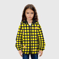 Куртка с капюшоном детская BTC-Биткойн, цвет: 3D-черный — фото 2