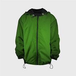 Детская куртка Зеленый с затемняющей виньеткой