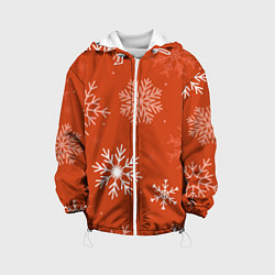 Куртка с капюшоном детская Orange snow, цвет: 3D-белый