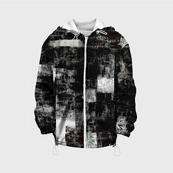 Детская куртка Абстракт серого и белого