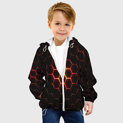 Куртка с капюшоном детская Cyberpunk stiill, цвет: 3D-белый — фото 2