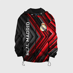 Куртка с капюшоном детская Real Madrid art, цвет: 3D-черный
