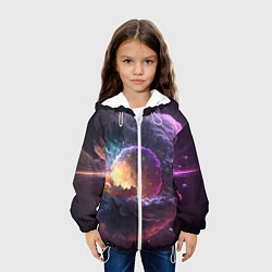 Куртка с капюшоном детская Sverhnova, цвет: 3D-белый — фото 2