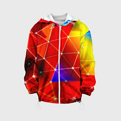Детская куртка Digital triangle abstract
