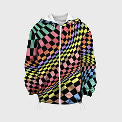 Детская куртка Colorful avant-garde chess pattern - fashion