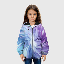Куртка с капюшоном детская Вихрь красок, цвет: 3D-черный — фото 2