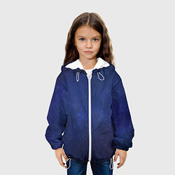 Куртка с капюшоном детская Космический, цвет: 3D-белый — фото 2