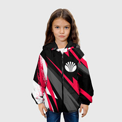 Куртка с капюшоном детская Daewoo fast lines, цвет: 3D-черный — фото 2