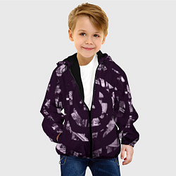 Куртка с капюшоном детская Roblox персонажи, цвет: 3D-черный — фото 2