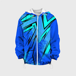 Детская куртка Sport uniform - синие брызки