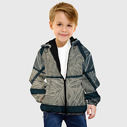 Куртка с капюшоном детская Стеклянка, цвет: 3D-черный — фото 2