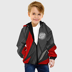 Куртка с капюшоном детская Chrysler sports racing, цвет: 3D-черный — фото 2