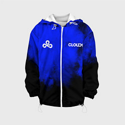 Куртка с капюшоном детская Форма Cloud9, цвет: 3D-белый