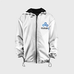 Куртка с капюшоном детская Cloud9 white, цвет: 3D-черный