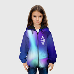 Куртка с капюшоном детская The Sims northern cold, цвет: 3D-черный — фото 2