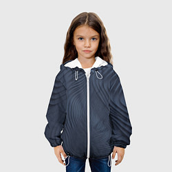 Куртка с капюшоном детская Фантазия антрацит, цвет: 3D-белый — фото 2