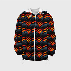 Детская куртка Orange abstract black