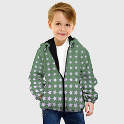 Куртка с капюшоном детская Звездное серебро, цвет: 3D-черный — фото 2
