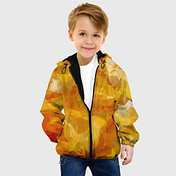 Куртка с капюшоном детская Yellow style, цвет: 3D-черный — фото 2