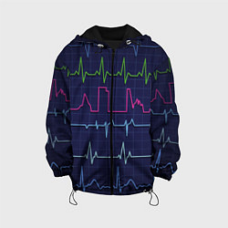 Куртка с капюшоном детская Color pulse, цвет: 3D-черный