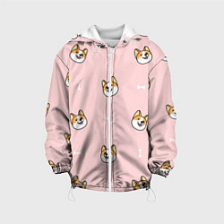 Детская куртка Pink corgi