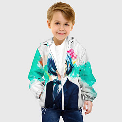 Куртка с капюшоном детская Touka Kirishima, цвет: 3D-белый — фото 2