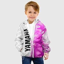 Куртка с капюшоном детская Yamaha pro racing: по-вертикали, цвет: 3D-белый — фото 2