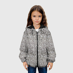 Куртка с капюшоном детская Гравий, цвет: 3D-черный — фото 2