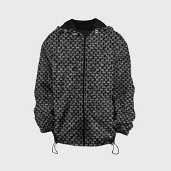 Детская куртка Черно-белый абстрактный мелкий узор