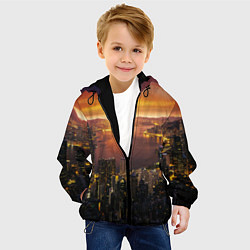 Куртка с капюшоном детская Китай - Гон конг, цвет: 3D-черный — фото 2