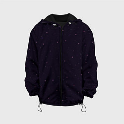 Детская куртка Абстракция ночь тёмно-фиолетовый