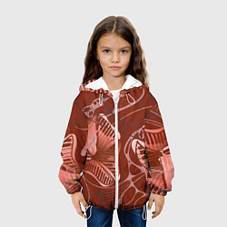 Куртка с капюшоном детская Свадебный марш, цвет: 3D-белый — фото 2