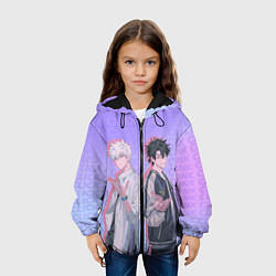 Куртка с капюшоном детская Персонажи - Агенты времени, цвет: 3D-черный — фото 2
