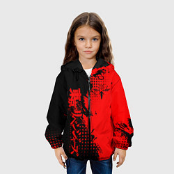 Куртка с капюшоном детская Группировка Вальхалла - Tokyo revengers, цвет: 3D-черный — фото 2