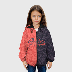 Куртка с капюшоном детская Strey Kids x Anime, цвет: 3D-черный — фото 2