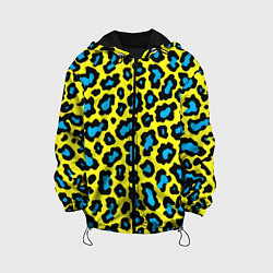Детская куртка Кислотный леопард паттерн