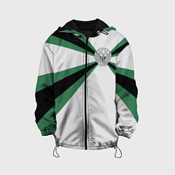 Куртка с капюшоном детская Железнодорожные войска, цвет: 3D-черный