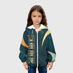 Куртка с капюшоном детская СССР Космос, цвет: 3D-белый — фото 2