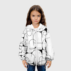 Куртка с капюшоном детская Армения моя Буквы, цвет: 3D-белый — фото 2