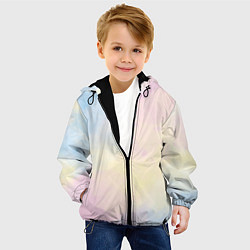 Куртка с капюшоном детская Tie dye из сериала убийства в одном здании, цвет: 3D-черный — фото 2
