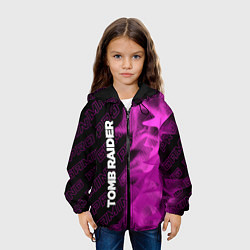 Куртка с капюшоном детская Tomb Raider pro gaming по-вертикали, цвет: 3D-черный — фото 2