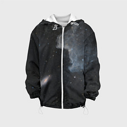 Куртка с капюшоном детская Бесконечная вселенная, цвет: 3D-белый