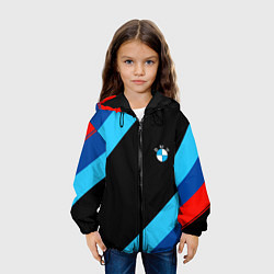Куртка с капюшоном детская BMW line, цвет: 3D-черный — фото 2