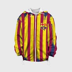 Детская куртка Полосатые цвета футбольного клуба Барселона