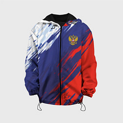 Детская куртка Россия Sport брызги красок триколор