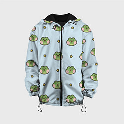 Детская куртка Паттерн с лягушками