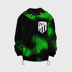 Куртка с капюшоном детская Atletico Madrid sport halftone, цвет: 3D-черный